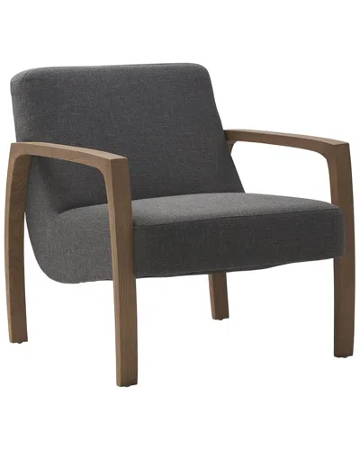 Sagebrook Home Modern Wood Armchair In Gray
