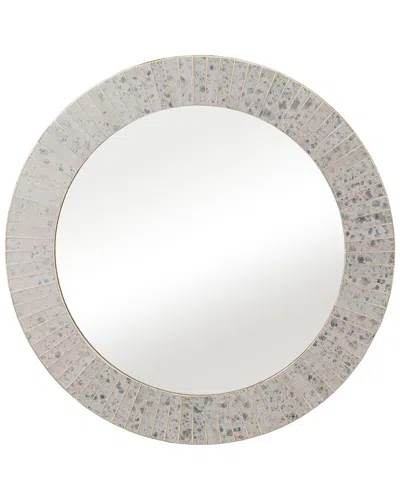 Sagebrook Home Mosaic Tiled Wall Mirror In Gold