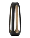 Sagebrook Home Open Candle Holder In Black