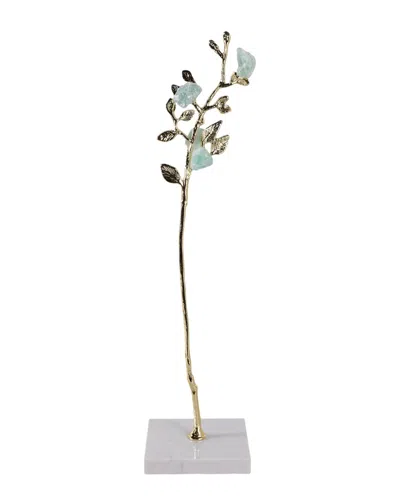 Sagebrook Home Peoria Large Fluorite Stone Tree Statuary In Multi