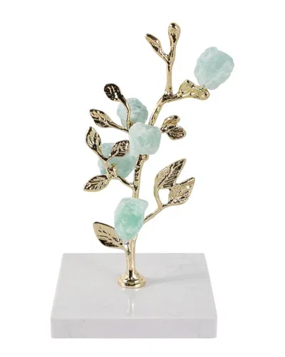 Sagebrook Home Peoria Small Fluorite Stone Tree Statuary In Multi