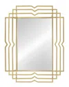 Sagebrook Home Rectangular Mirror In Gold