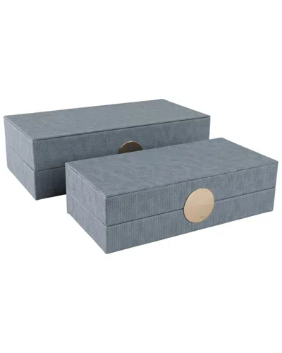 SAGEBROOK HOME SAGEBROOK HOME SET OF 2 RECTANGULAR BOXES