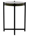 Sagebrook Home Side Table In Black