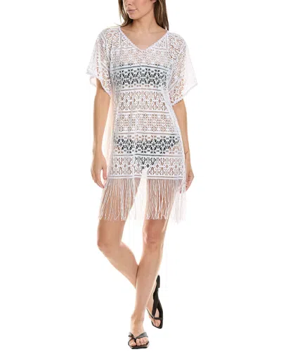 Saha Crochet Fringe Cover-up In White