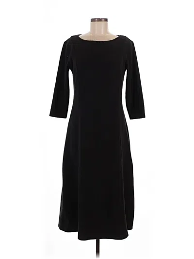 Pre-owned Sahalie Casual Dress In Black