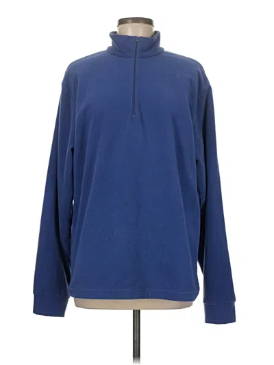Pre-owned Sahalie Fleece Jacket In Blue