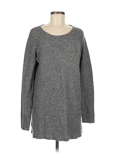 Pre-owned Sahalie Pullover Sweater In Gray