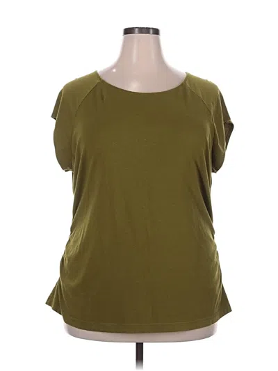 Pre-owned Sahalie Short Sleeve T-shirt In Green