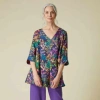 SAHARA SCATTERED FLORAL LINEN TUNIC