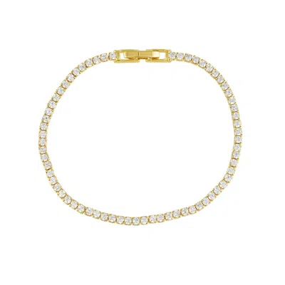 Sahira Jewelry Design Women's Annie Dainty Tennis Bracelet In Gold