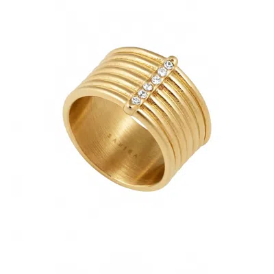 Sahira Jewelry Design Women's Band Ring In Gold