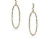 Sahira Jewelry Design Women's Cheyanne Pave Earrings In Gold In Gold