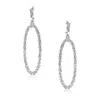 Sahira Jewelry Design Women's Cheyanne Pave Earrings In Silver In Silver