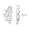 Sahira Jewelry Design Women's Eden Cubic Zirconia Earring In Silver In Metallic