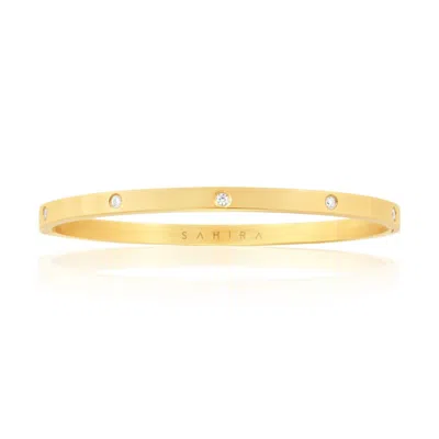 Sahira Jewelry Design Women's Elsie Eternity Bracelet In Gold