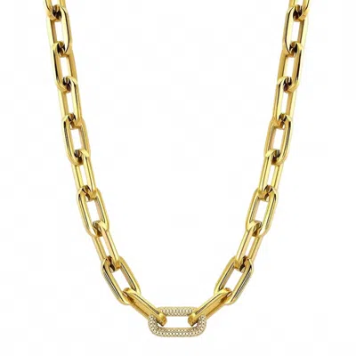 Sahira Jewelry Design Women's Jenna Pave Chain Necklace In Gold