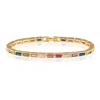 Sahira Jewelry Design Women's Lainey Rainbow Tennis Bracelet In Gold In Gold
