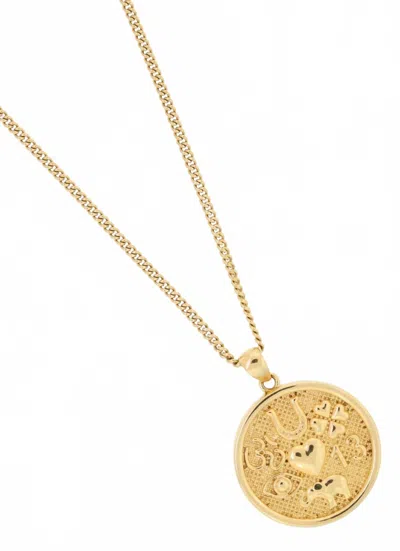 Sahira Jewelry Design Women's Lucky Pendant Necklace In Gold