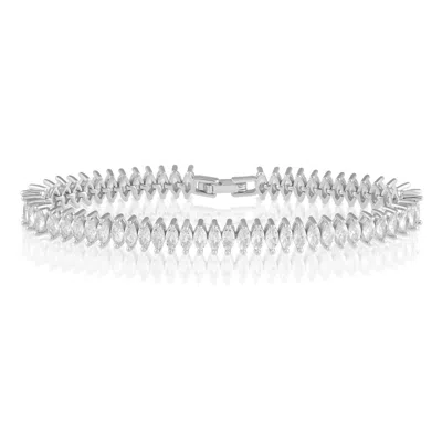 Sahira Jewelry Design Women's Maisley Tennis Bracelet In Silver