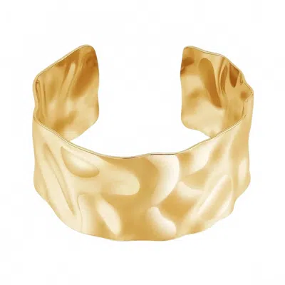 Sahira Jewelry Design Women's Shira Hammered Cuff In Gold