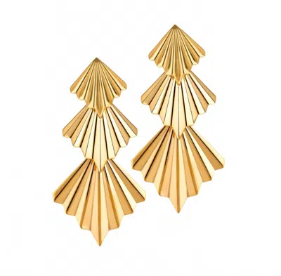 Sahira Jewelry Design Women's Sophie Deco Earrings In Gold