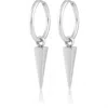 Sahira Women's Aria Spike Hoops In Silver
