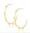 Sahira Women's Aster Hoops In Gold