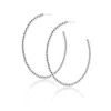 Sahira Women's Chelsea Beaded Hoops In Silver
