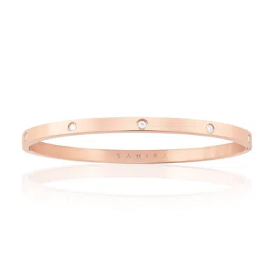 Sahira Women's Elsie Eternity Bracelet In Rose Gold In Multi
