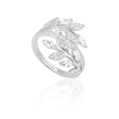 Sahira Women's Eve Wrap Ring In Silver
