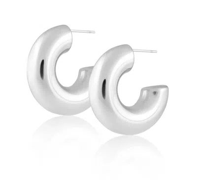Sahira Women's Jojo Tube Hoop Earrings In Silver