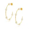 Sahira Women's Molly Pearl Hoops