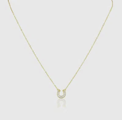 Sahira Women's Off To The Races Horseshoe Necklace In Gold