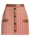 Sahoco Woman Mini Skirt Magenta Size L Cotton, Polyester, Elastane