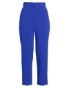 Sahoco Woman Pants Blue Size L Polyester, Rayon, Elastane In Blue