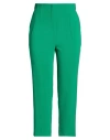 Sahoco Woman Pants Green Size Xl Polyester, Rayon, Elastane