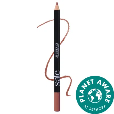 Saie Lip Liner 101: Creamy & Nourishing Lip Pencil Fox .05 Oz/1.41 G In Brown