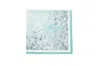 Saiid Kobeisy Aqua Sky Crepe Georgette Silk Scarf In Blue