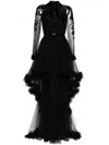 Saiid Kobeisy Bead-embellished Dress In 黑色