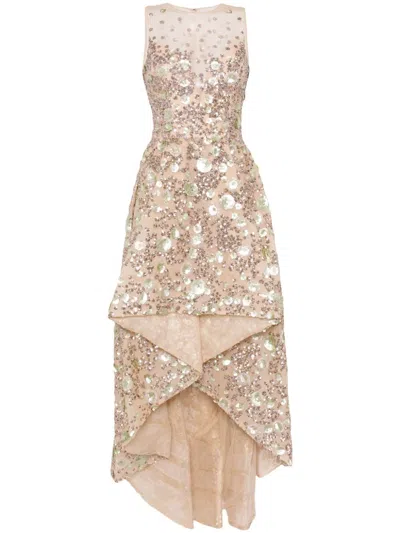 Saiid Kobeisy Robe Mit Perlen In Nude