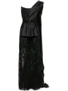 Saiid Kobeisy Bead-embellished Tulle Jumpsuit In Black