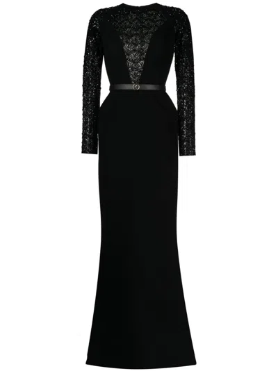 Saiid Kobeisy Kleid Mit Perlen In Black