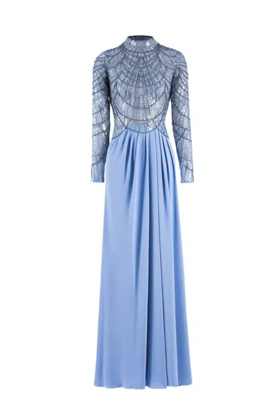 Saiid Kobeisy Beaded Dress In Multi