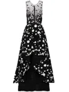 Saiid Kobeisy Beaded High-low Gown In Black