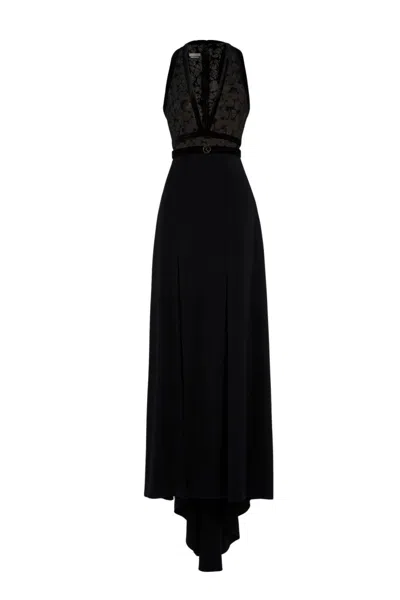 Saiid Kobeisy Black Lace Dress