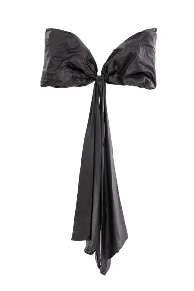 Saiid Kobeisy Bow Cape In Black