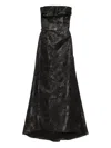 Saiid Kobeisy Brocade Long Dress In Black