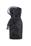 Saiid Kobeisy Brocade Short Dress