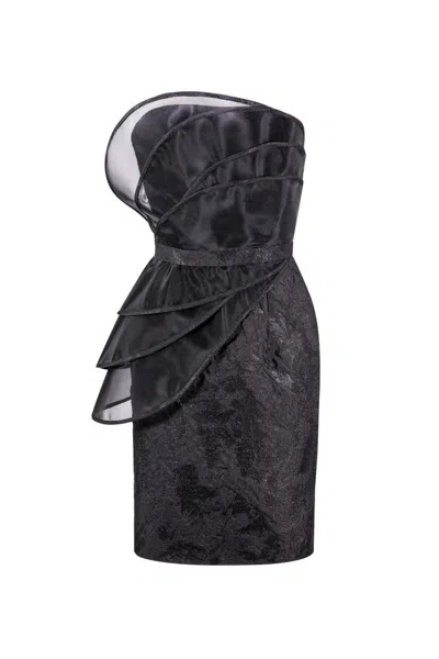 Saiid Kobeisy Brocade Short Dress